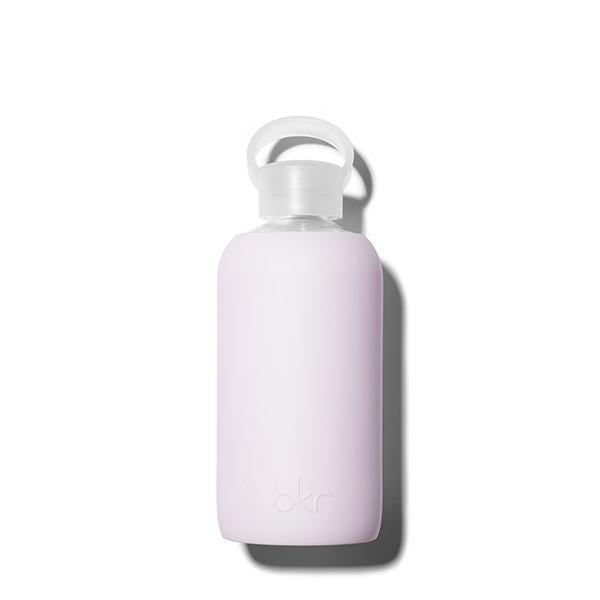 Silicone sleeve glass water bottle (BKR)