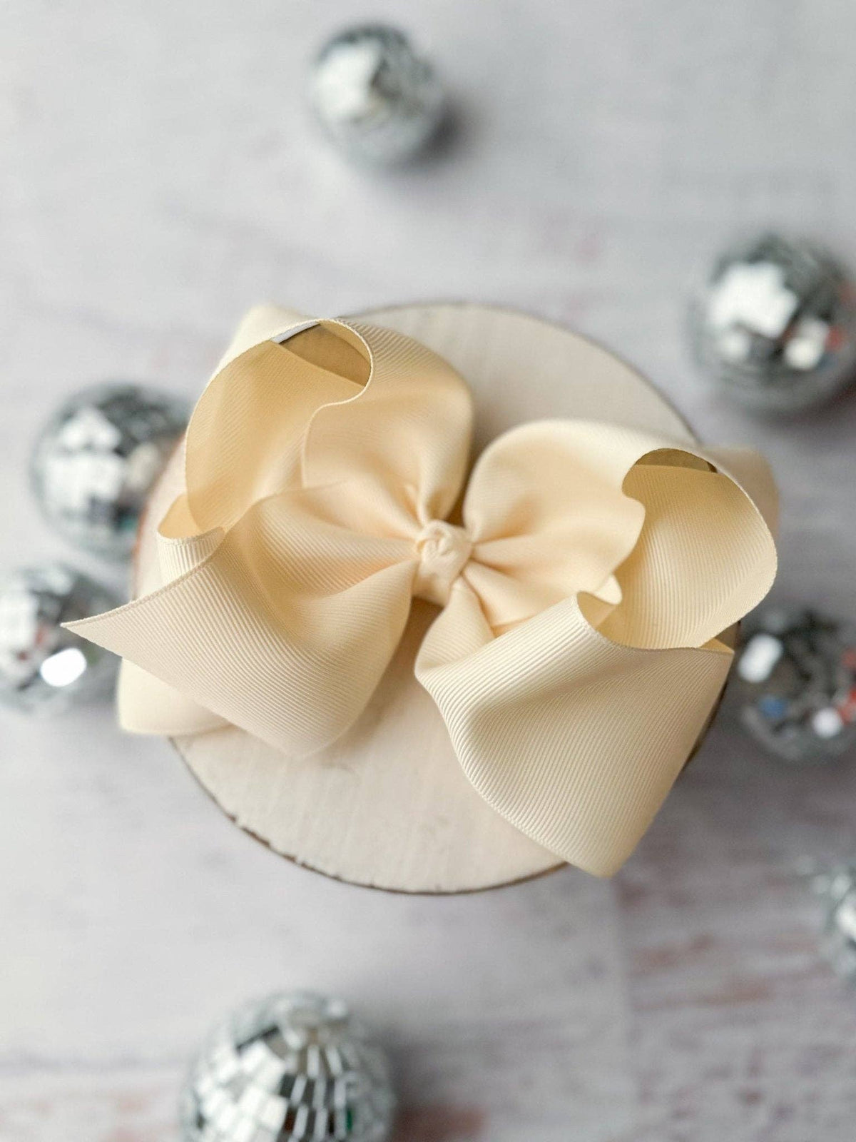5.5" Oversize Grosgrain Hair Bow | Alligator Clip or (Headband - Coming Soon)