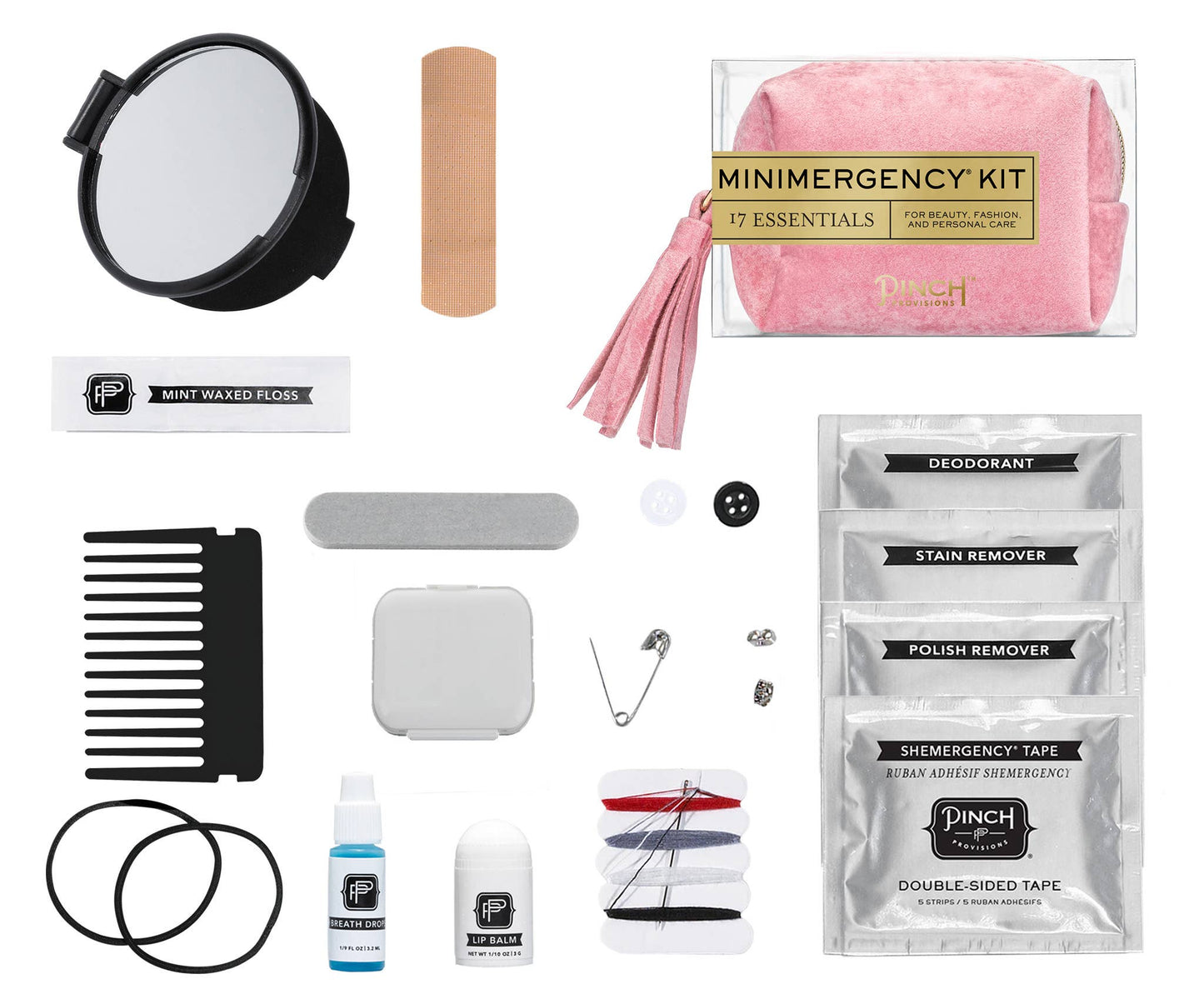 Velvet Tassel Minimergency Kit: Pink