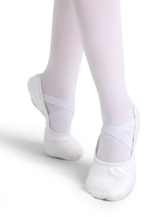 Hanami Canvas Ballet Slipper Adult - Black and White (Capezio 2037)