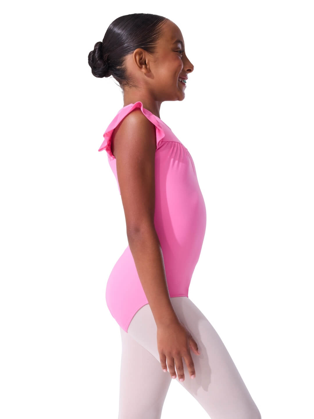 Sheer Ruffles Leotard - Child