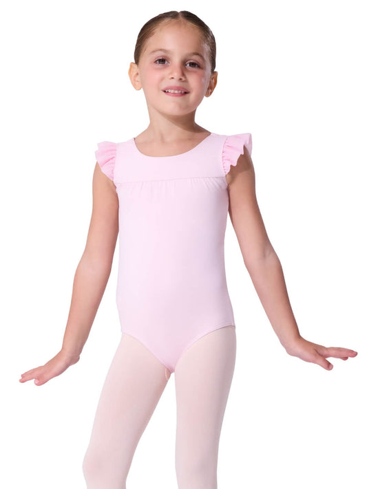Sheer Ruffles Leotard - Child