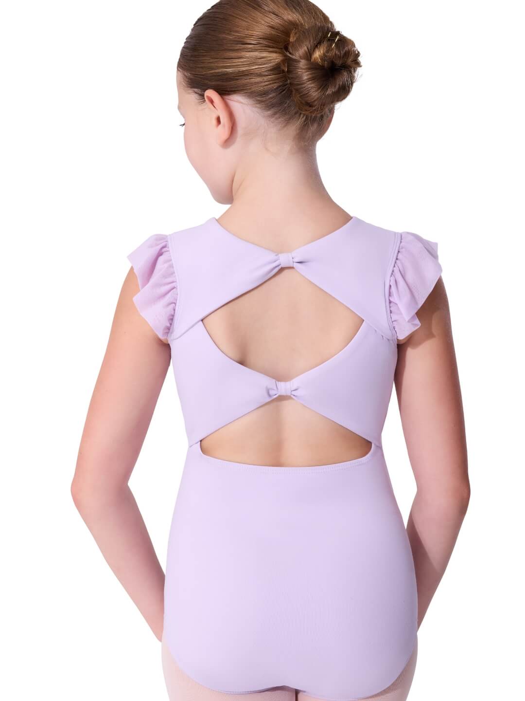 Sheer Ruffles Leotard - Child