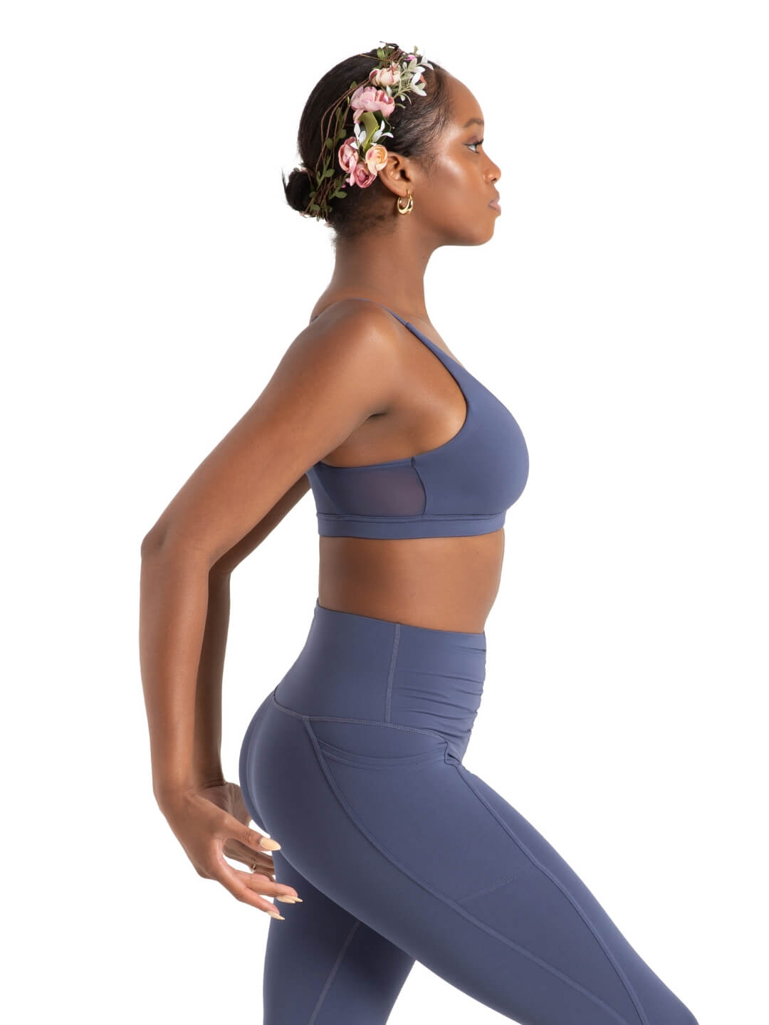 Wildflower Iris Mesh Bra Top