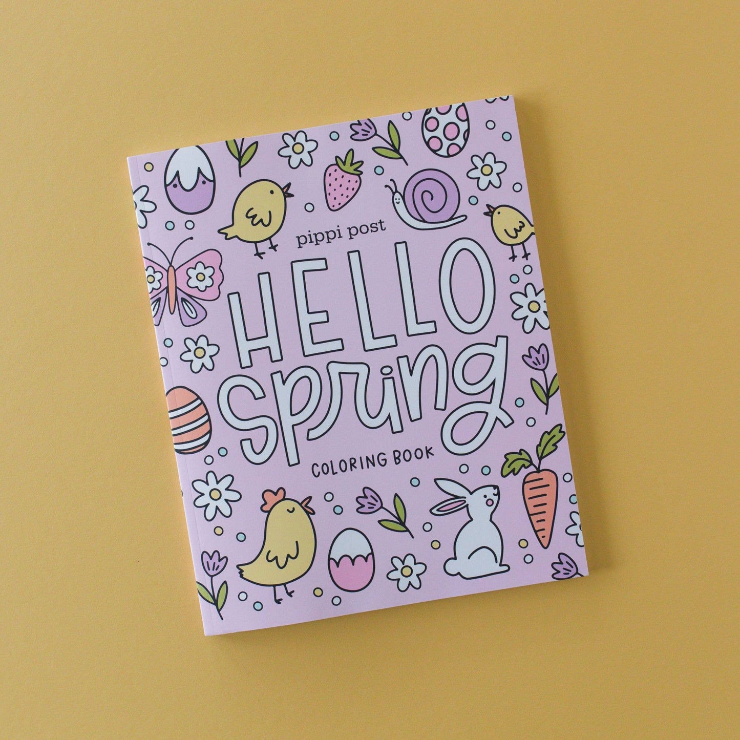 Hello Spring Coloring Book