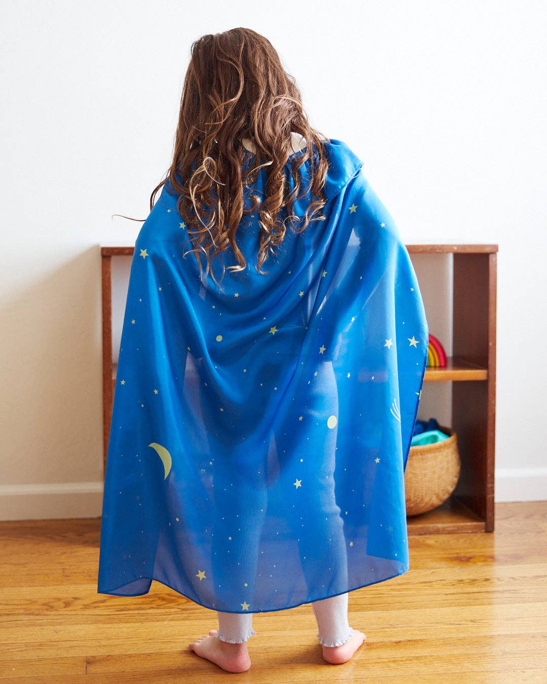 100% Silk Capes for Dress Up & Pretend Play: 1 / Rainbow