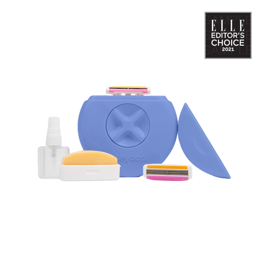 All-in-One Razor - Periwinkle Portable On-the-Go Razor