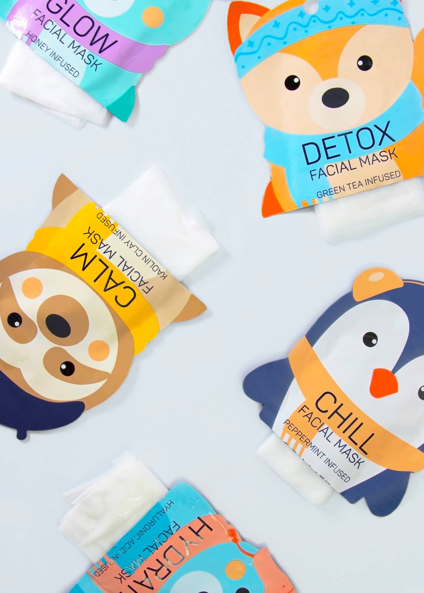 Holiday Snow Buddies Assorted Facial Masks