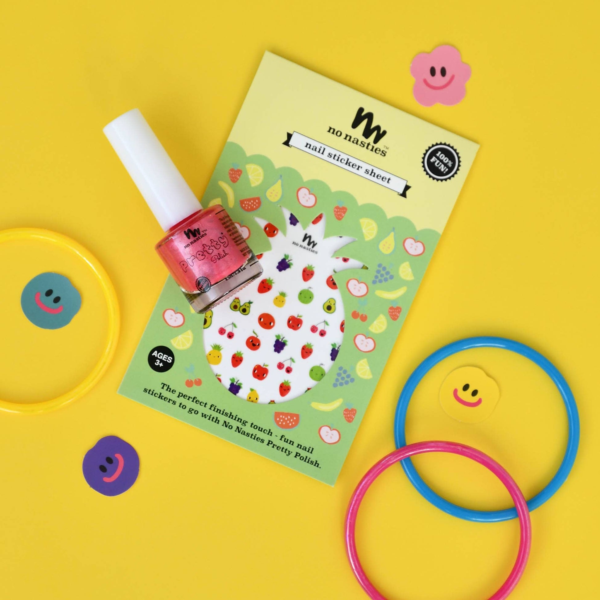 Kids Fun Nail Stickers That Shine