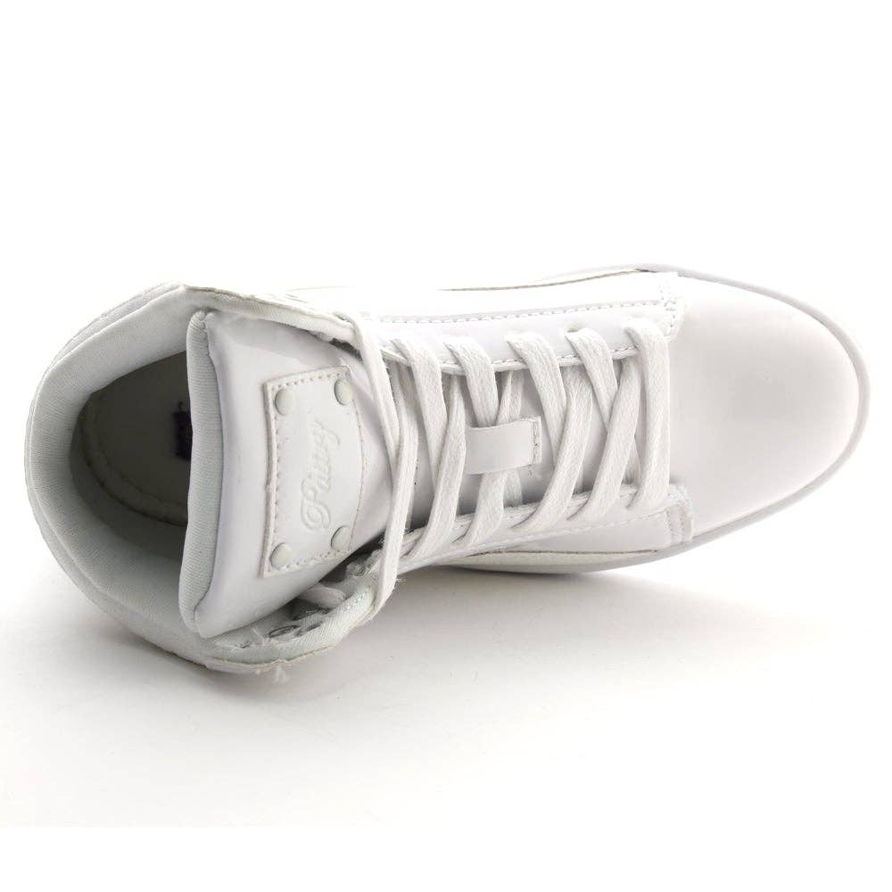 Pastry Pop Tart Glitter Youth Sneaker in White