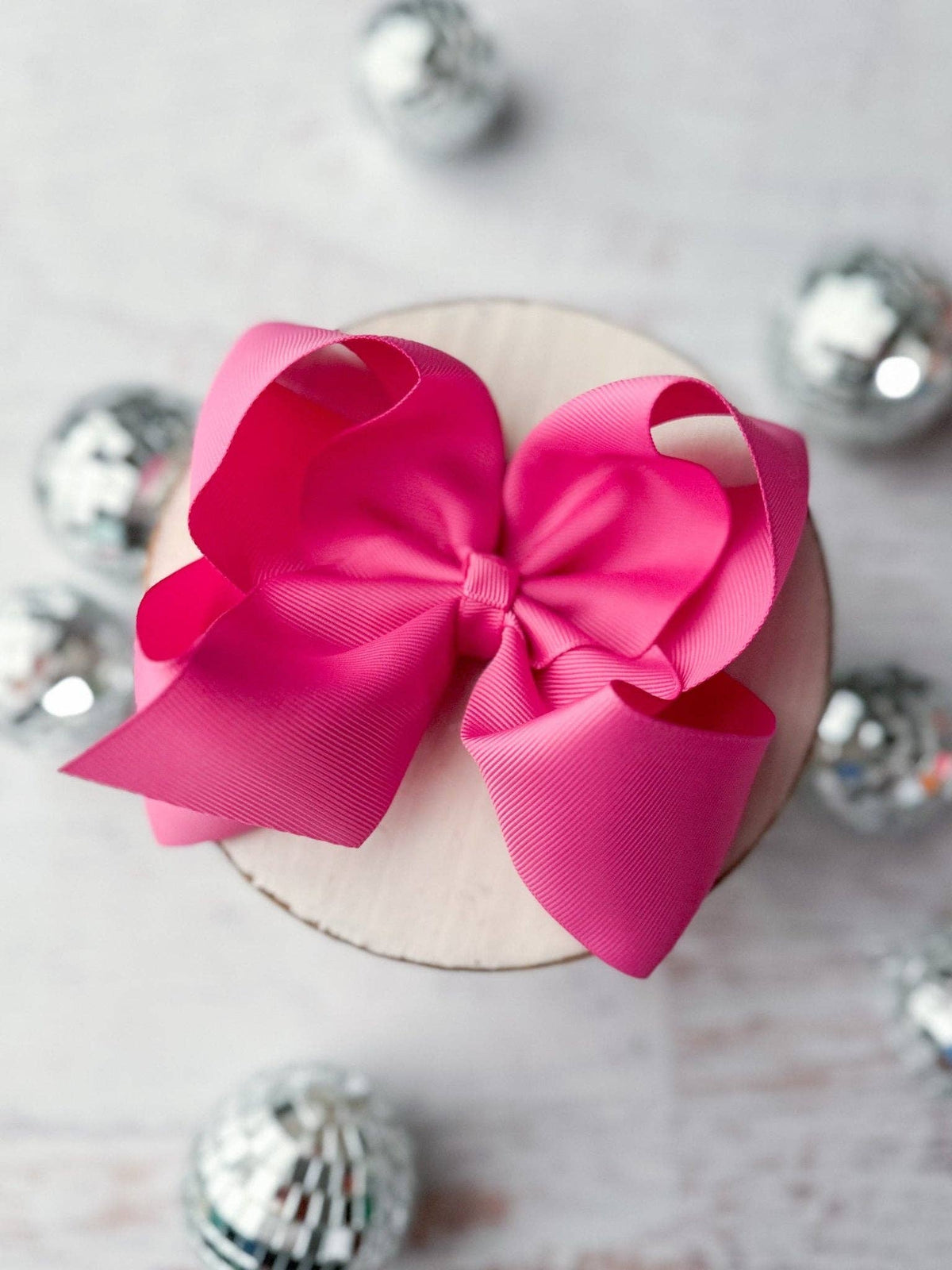 5.5" Oversize Grosgrain Hair Bow | Alligator Clip or (Headband - Coming Soon)