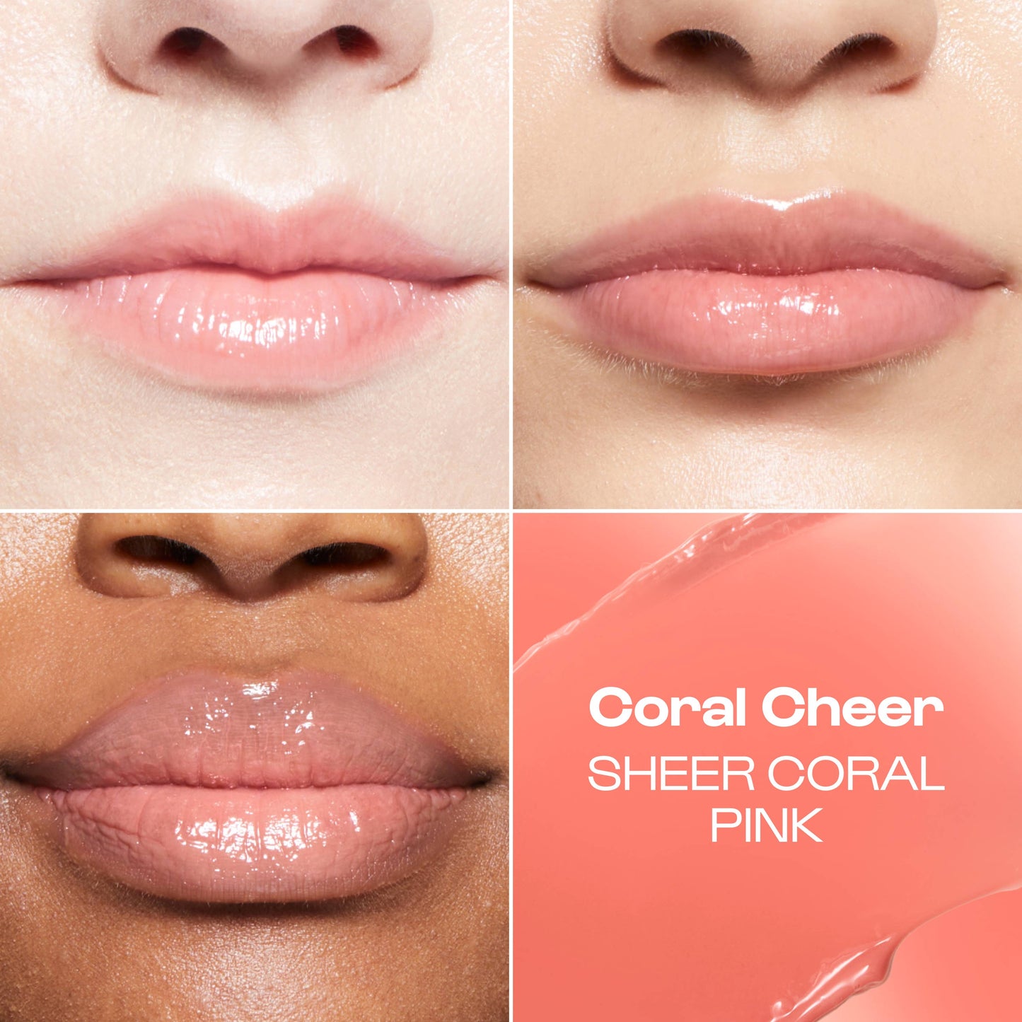 Lip Goals Glossy Lip Balm in sheer Coral Cheer / Gifts / SPA