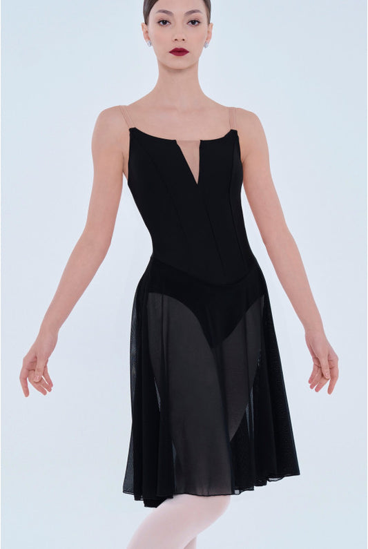 Wear Moi Deep V Dance Dress Long (Galli)