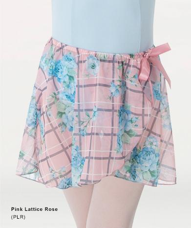 Printed Mock Wrap Ballet Skirt Girls (Bodywrappers)