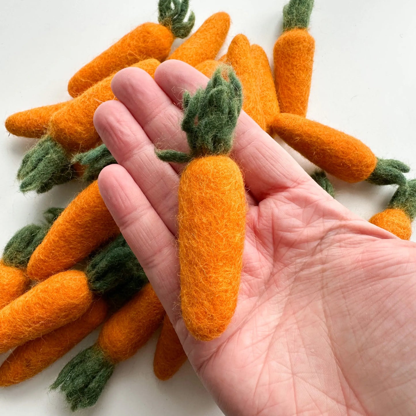 One Felt Mini Orange Carrot