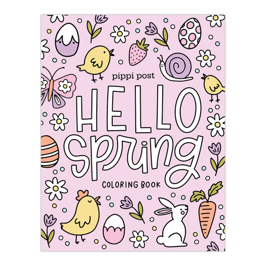 Hello Spring Coloring Book