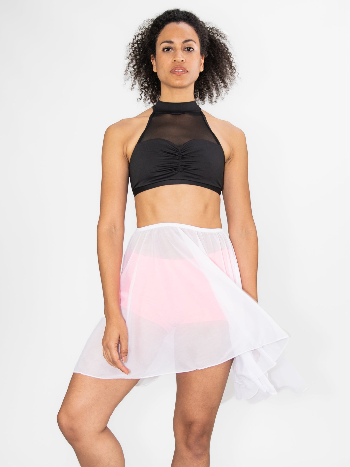 Hi-Low Pull-On Skirt (BodyWrappers 989)