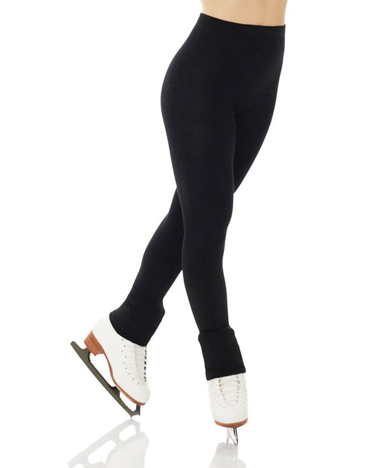 Red Stirrup Ice Skating Leggings From
