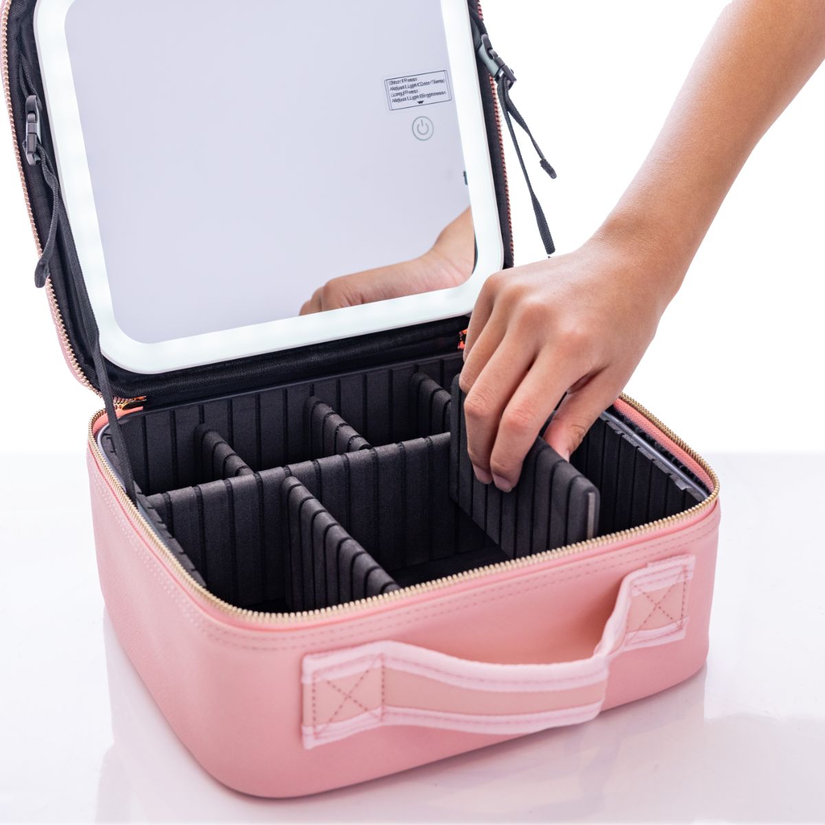 Cosmetic Bags with LED Mirrors