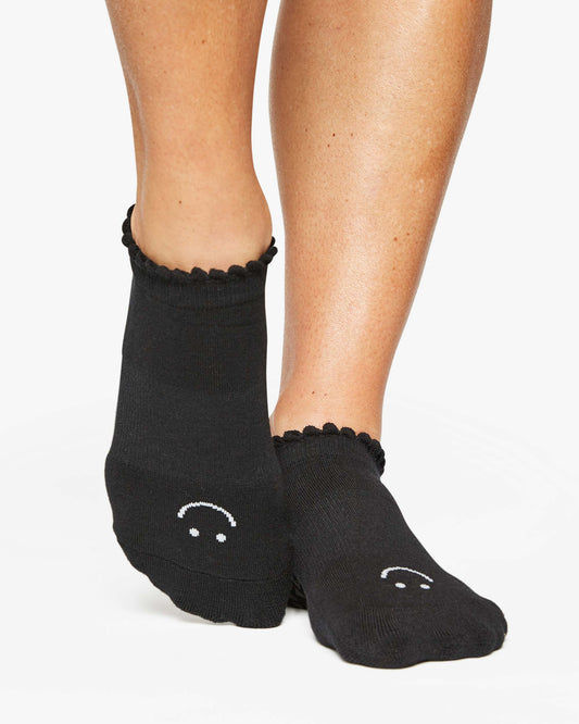 Happy Grip Sock: M/L / Black
