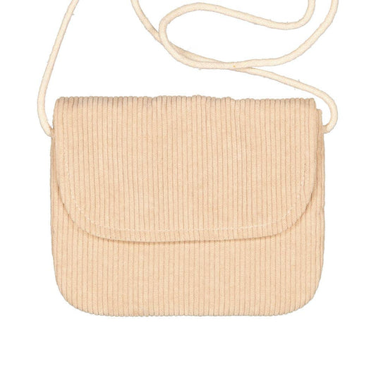 Handbag - Ecru corduroy